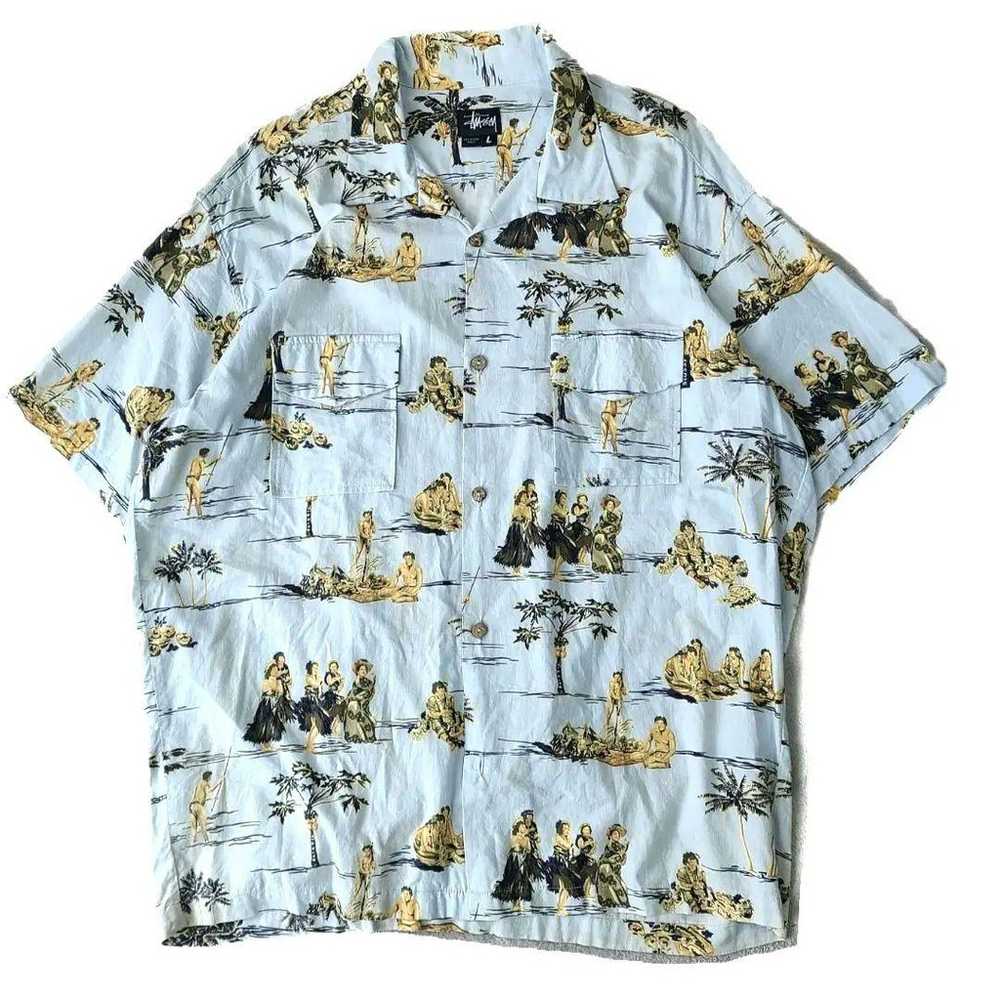 【stussy】90s Aloha Shirt Size L - image 1