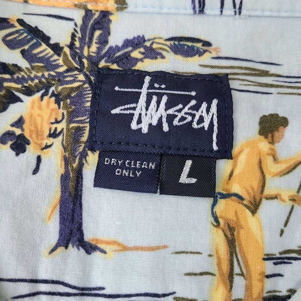 【stussy】90s Aloha Shirt Size L - image 3