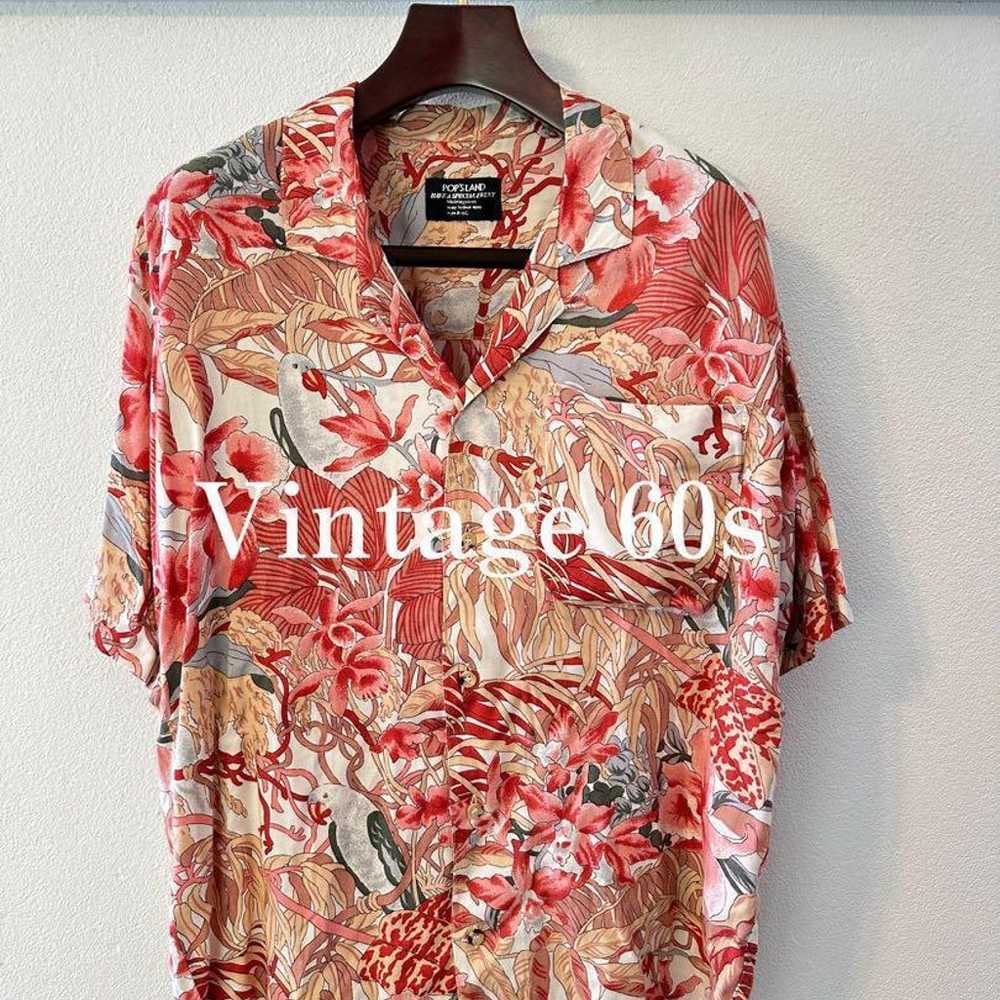 Vintage 50s-60s Rayon Aloha Shirt - image 1