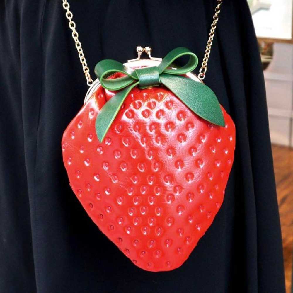 EARL'S FAVOURITE Strawberry Frame Shoulder Bag - image 2