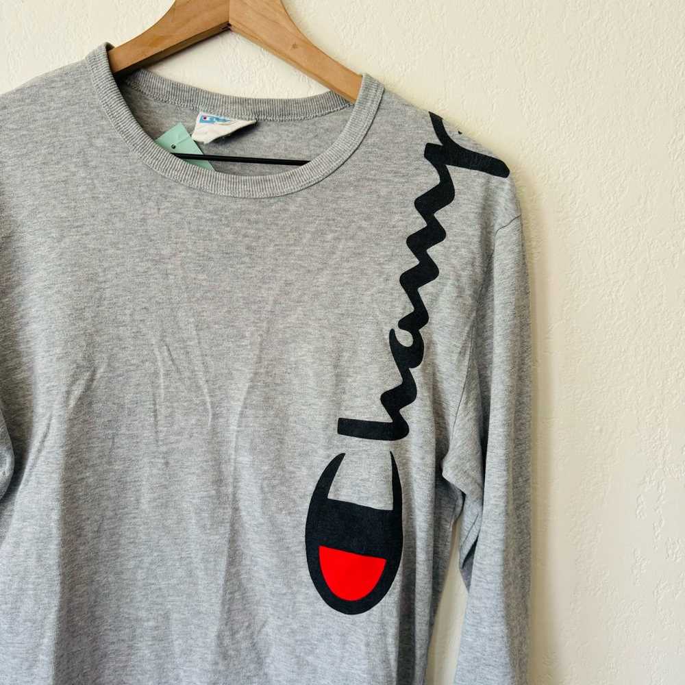 Champion | grey long sleeve shirt - image 2