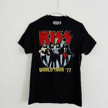 KISS World Tour Tee Small - image 1