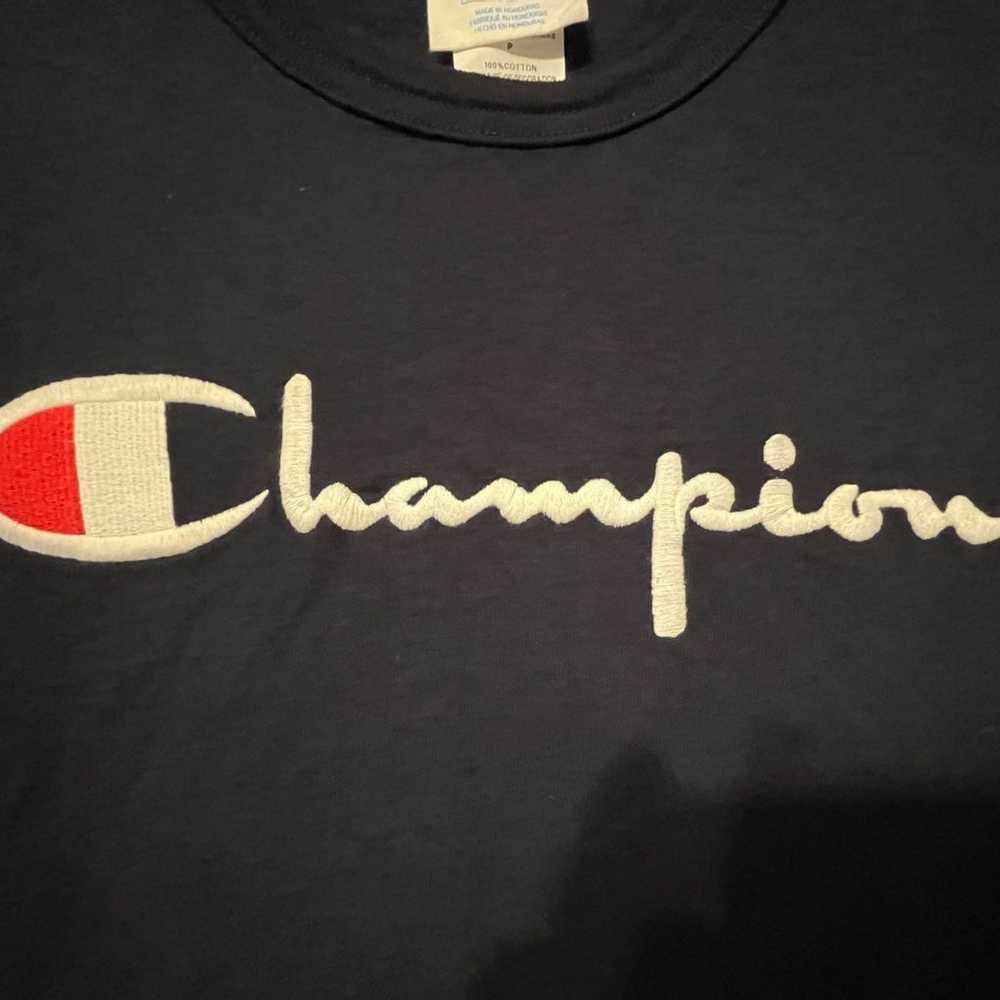 Embroidered Champion Shirt Mens S - image 4