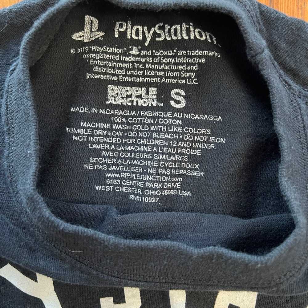 Black Long Sleeve PlayStation Shirt Japan 1994 Sm… - image 5