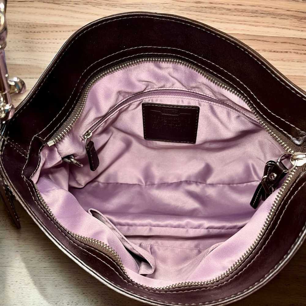 Y2K Coach F12657 Zoe Signature Jacquard Hobo Bag - image 4