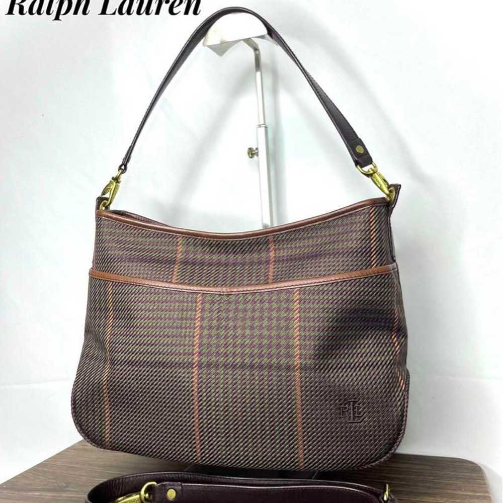 Excellent condition☆ Ralph Lauren Shoulder Bag Gr… - image 1