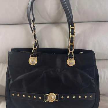 VERSACE Sunburst Chain Vintage Shoulder Bag