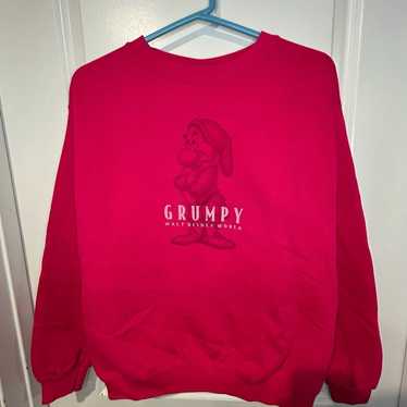 Vintage Walt Disney World Grumpy Crewneck No Flaws