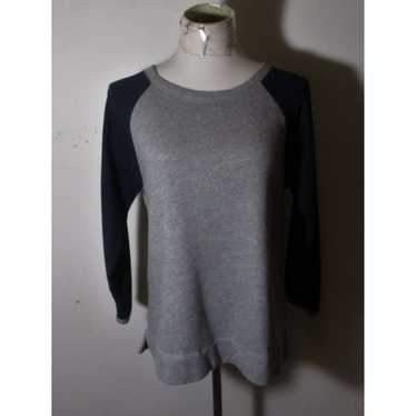 J.Crew Gray Blue Crew Neck Knit Sweatshirt Jersey… - image 1