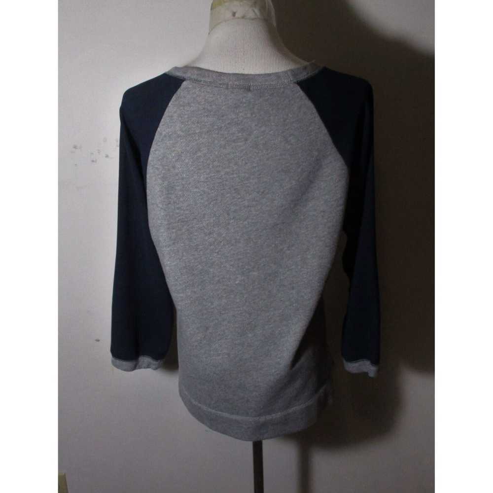 J.Crew Gray Blue Crew Neck Knit Sweatshirt Jersey… - image 5