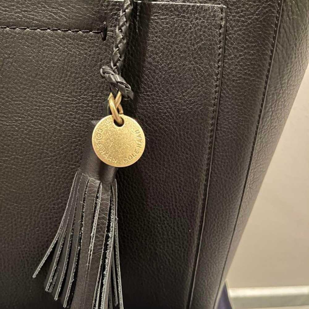 COLE HAAN Tote Bag with Tassel, Black, on Sale‼️ - image 4