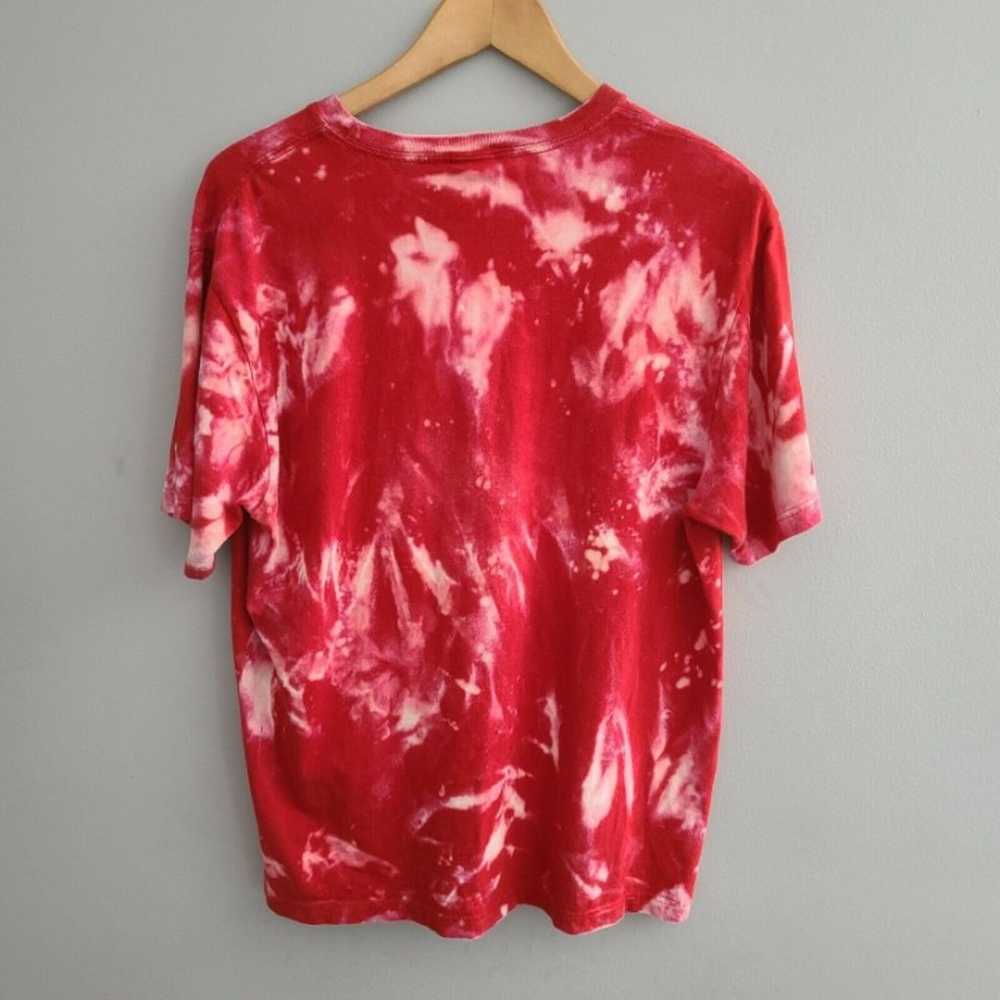 Tommy Hilfiger red bleached Vtg mens sm - image 2