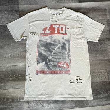 ZZ Top Tres Hombres Distressed Band Graphic T Shi… - image 1