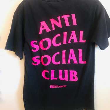 Anti Social Social Club Shirt Get Weird pink Car - image 1