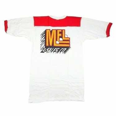 Vintage MEL Long Beach T Shirt Mens Size Small Re… - image 1