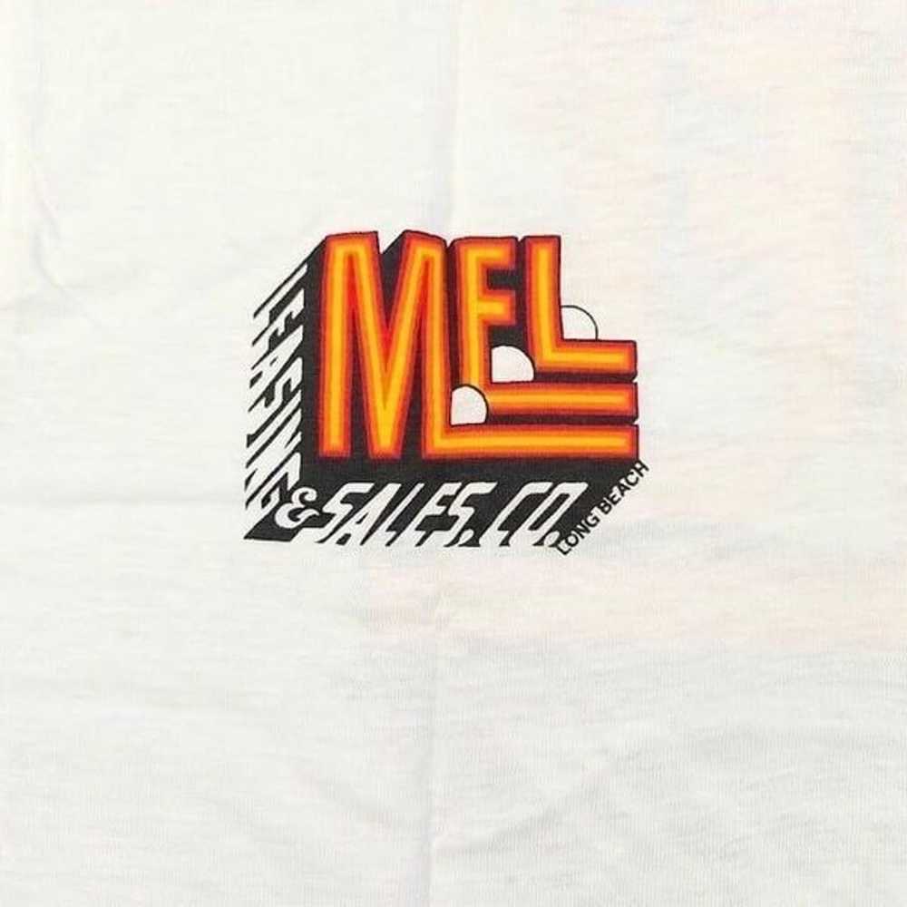 Vintage MEL Long Beach T Shirt Mens Size Small Re… - image 3