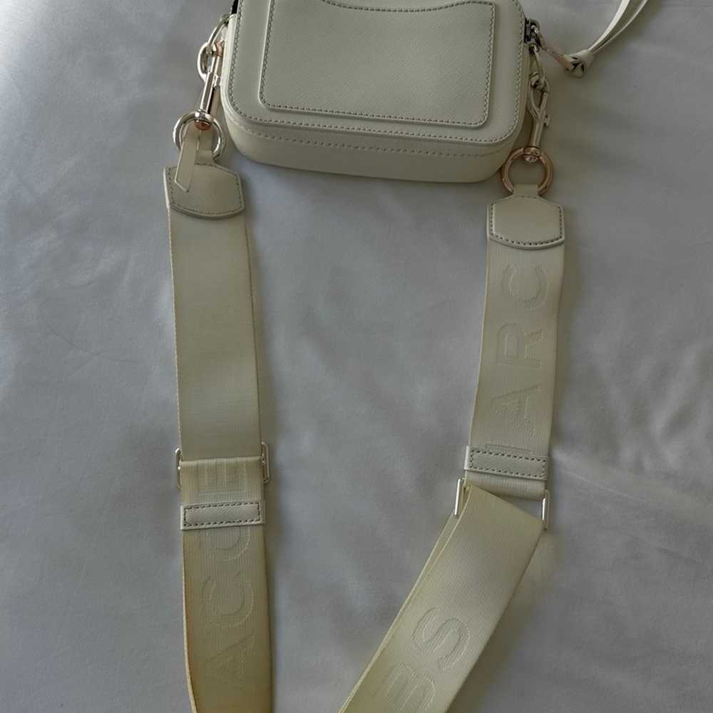 Marc Jacobs Snapshot Bag White/Silver - image 10