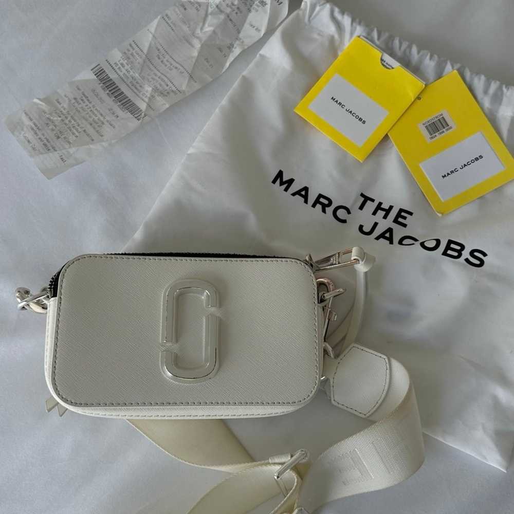 Marc Jacobs Snapshot Bag White/Silver - image 1