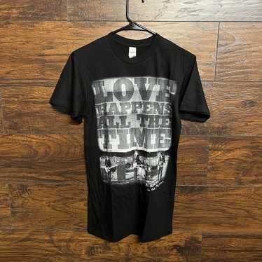 A Rocket to the Moon T-shirt Love Happens all the… - image 1