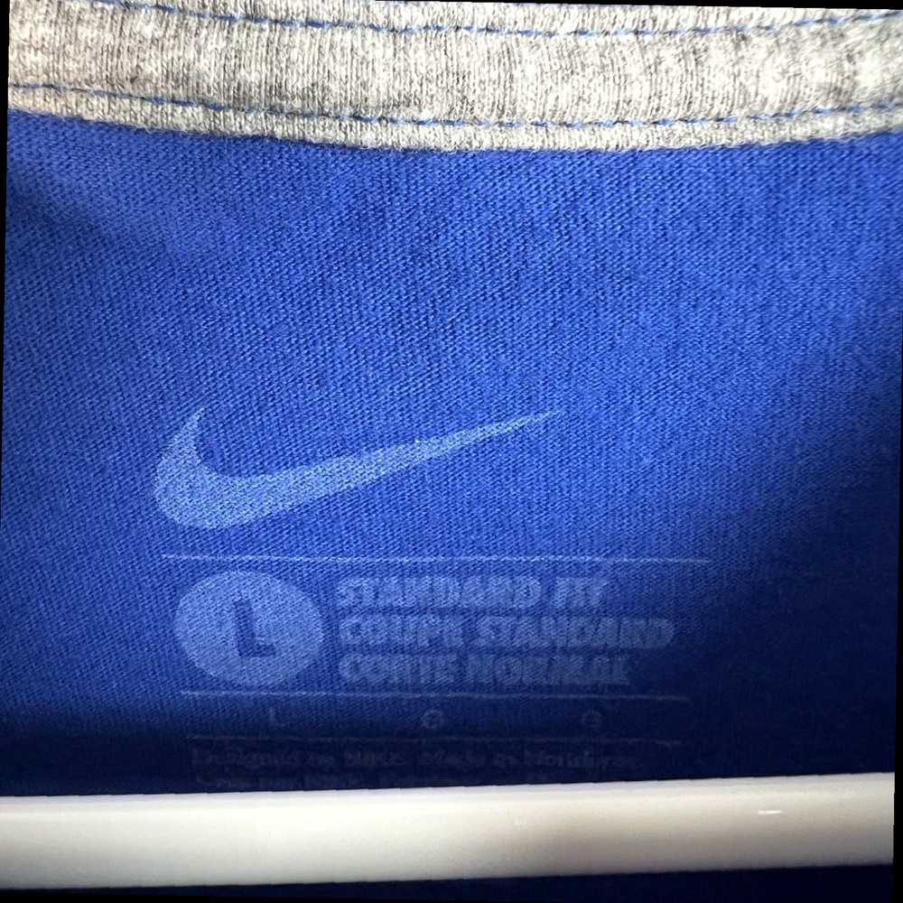 Nike Nike Blue Standard Fit Mens Adult Large T Sh… - image 5