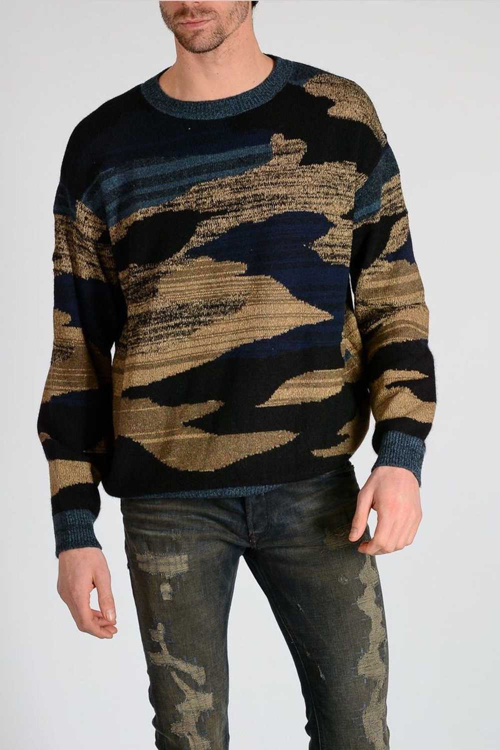 Dries Van Noten Dries Van Noten Cozy Camo Marled … - image 7