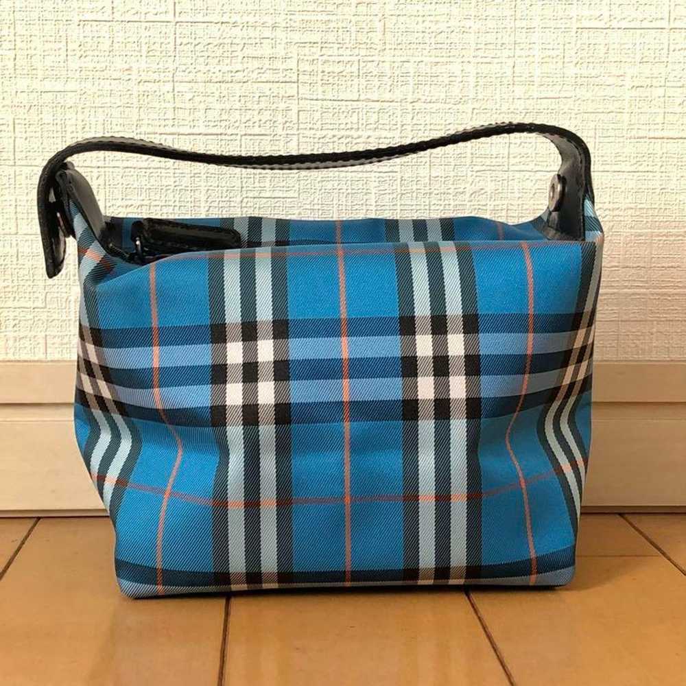 Burberry Blue Check Pouch - image 1