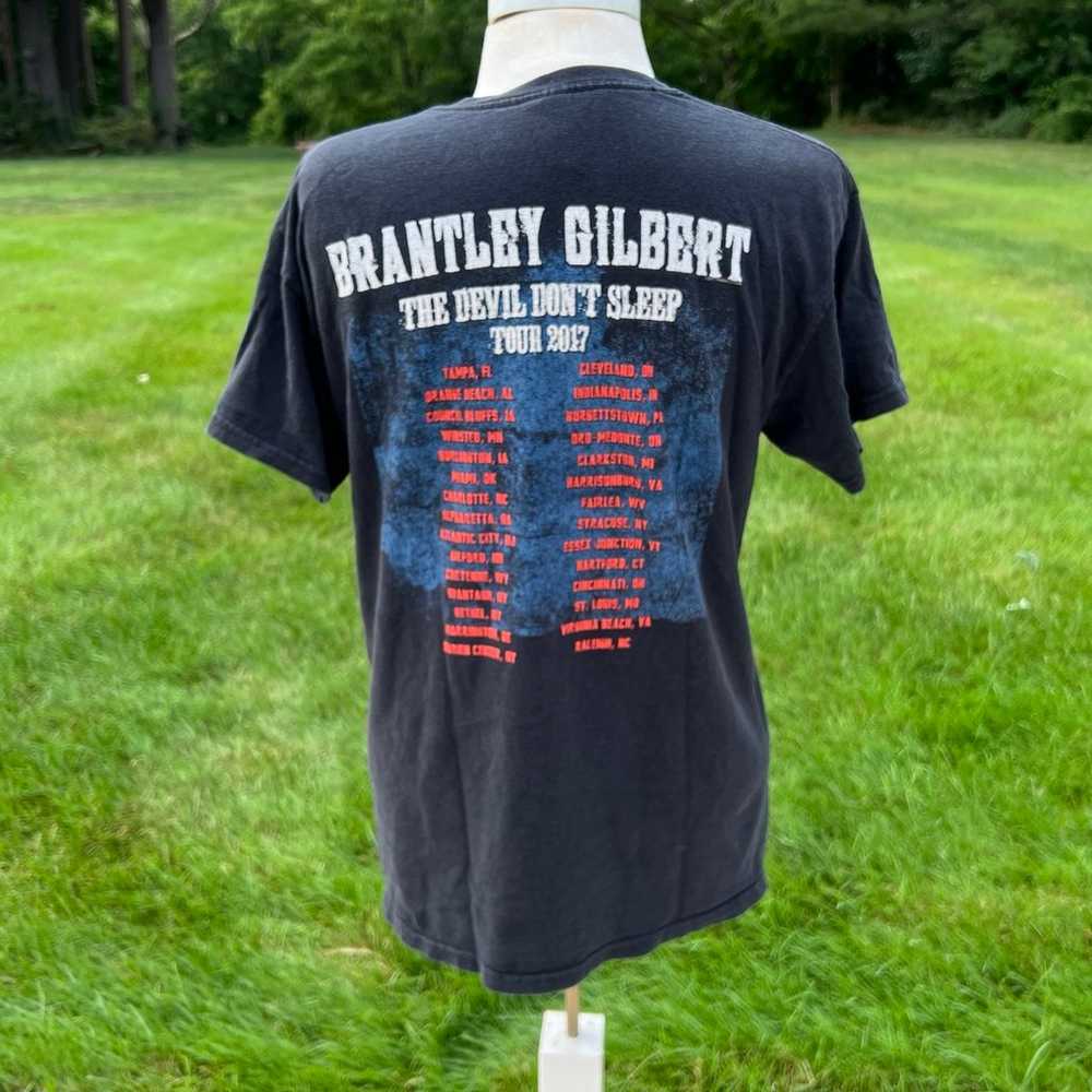 Brantley Gilbert Tour Tshirt Med - image 2