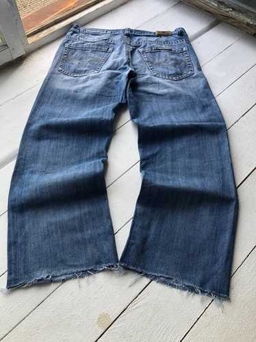 パンツ 2000s Emporio Armani baggy wide denim wide-leg jeans - EMPORIO ARMANI - Finizio Collezioni