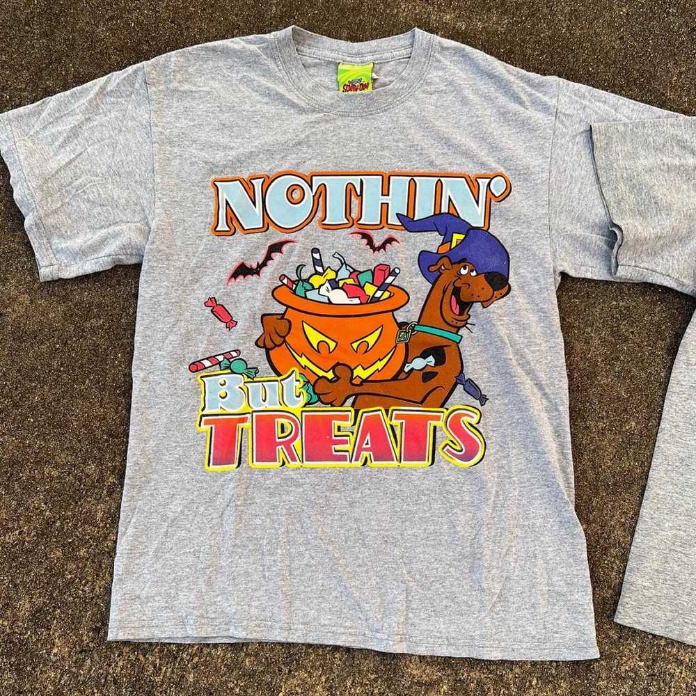 Vintage scooby Doo Halloween tee - image 1