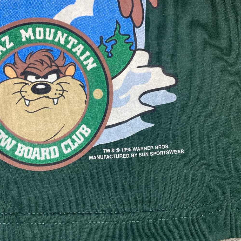 Vintage 1995 Taz Mountain Snow Board Club Size Me… - image 4