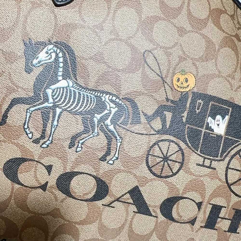 Coach City Tote In Signature Canvas With Hallowee… - image 4