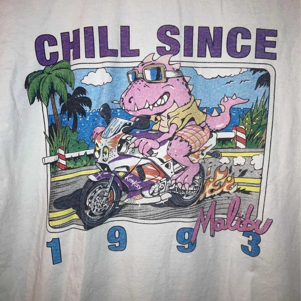 Vintage chill since 1999 malibu dinosaur - image 2