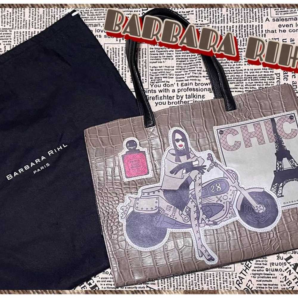 【BARBARA RIHL】Barbara Rihl ♥ Leather Tote Bag - image 1