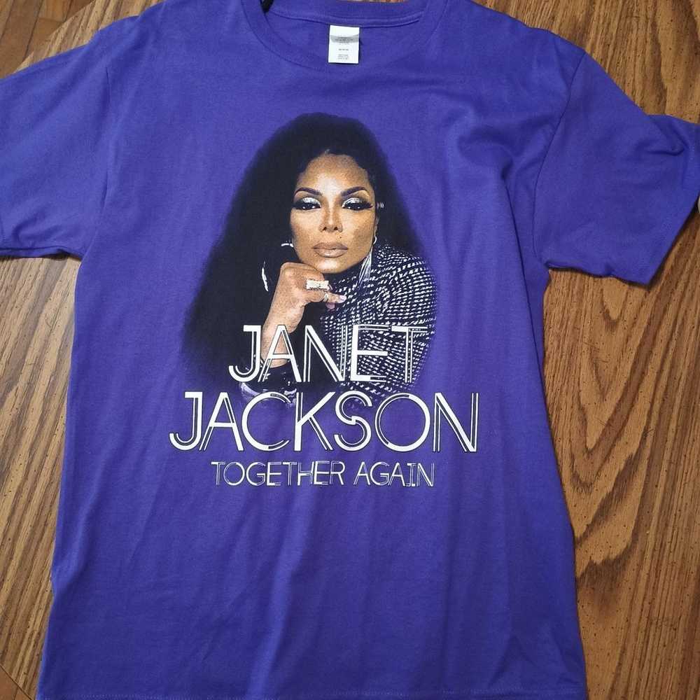 Janet Jackson/ Ludacris Rare Tour shirt Purple Me… - image 1