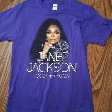 Janet Jackson/ Ludacris Rare Tour shirt Purple Me… - image 1