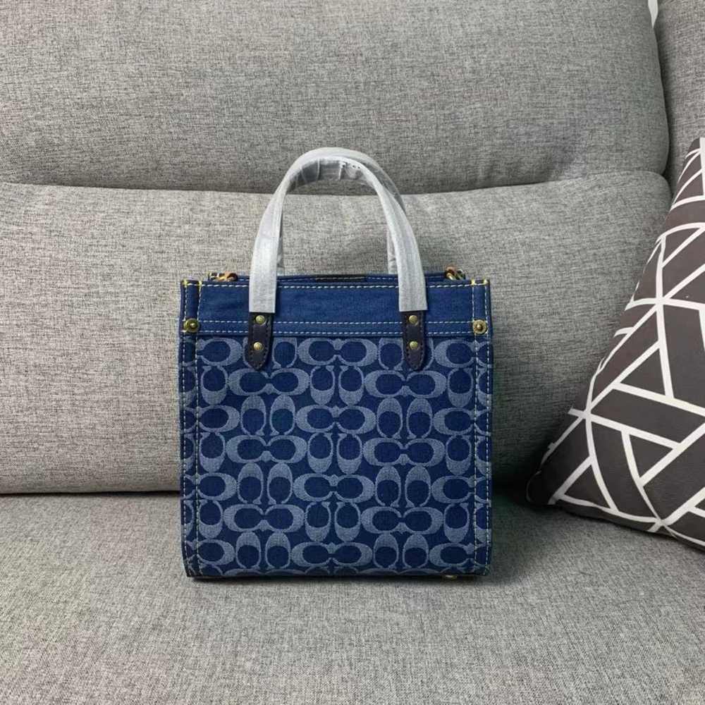 Coach Field Tote 22 In Signature Denim - image 2