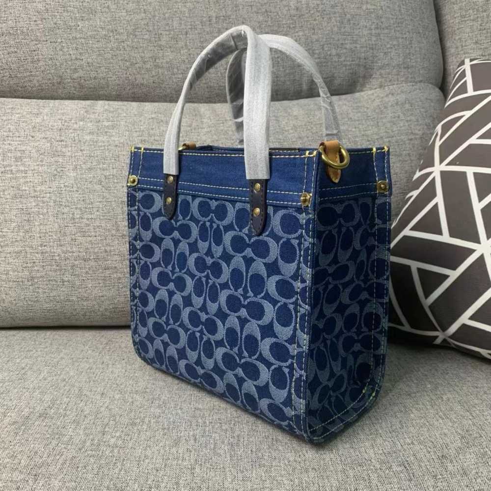 Coach Field Tote 22 In Signature Denim - image 3