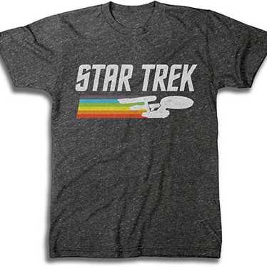 Star Trek Retro Rainbow Shirt - image 1