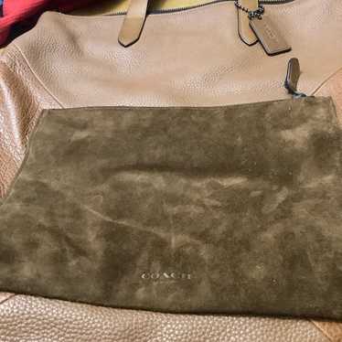 Coach Large Academy Leather/Suede Tote-Pre Owned … - image 1