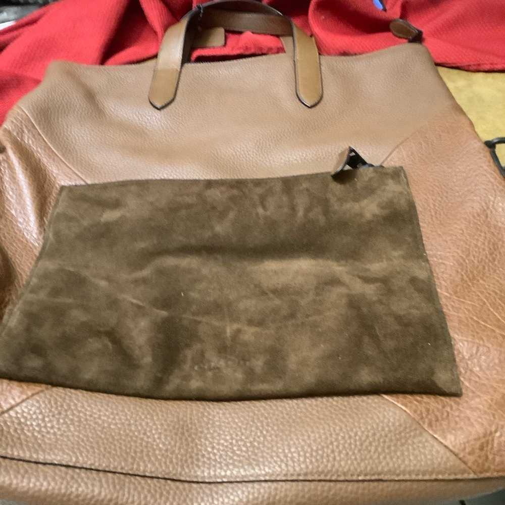 Coach Large Academy Leather/Suede Tote-Pre Owned … - image 2