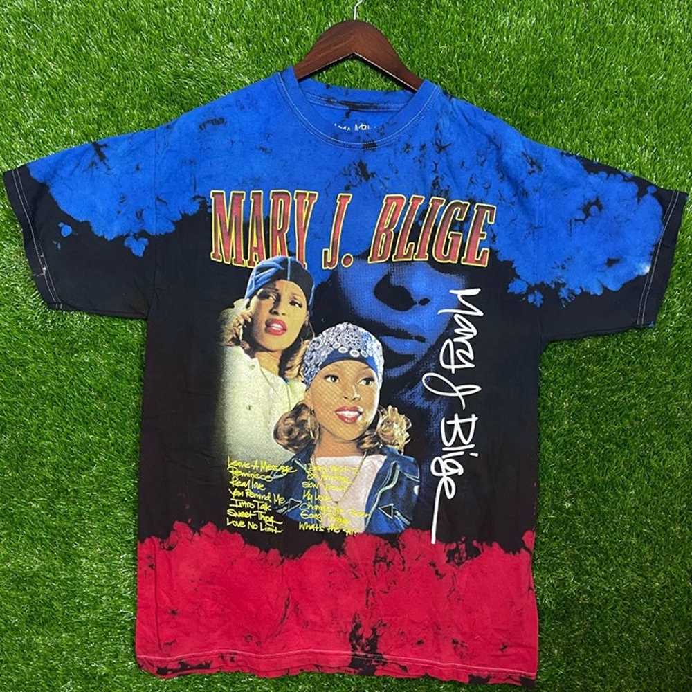 Vintage Mary J. Blige tie-dye T-shirt size medium - image 1