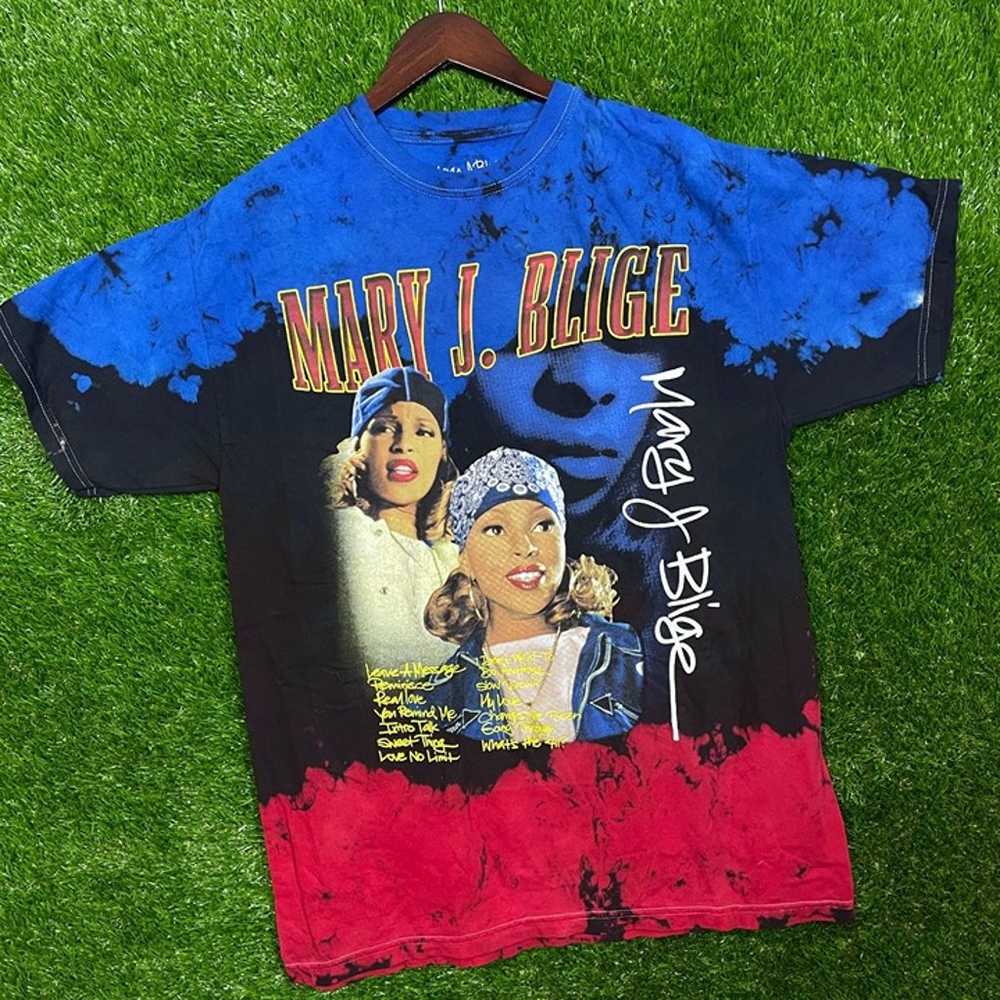 Vintage Mary J. Blige tie-dye T-shirt size medium - image 2