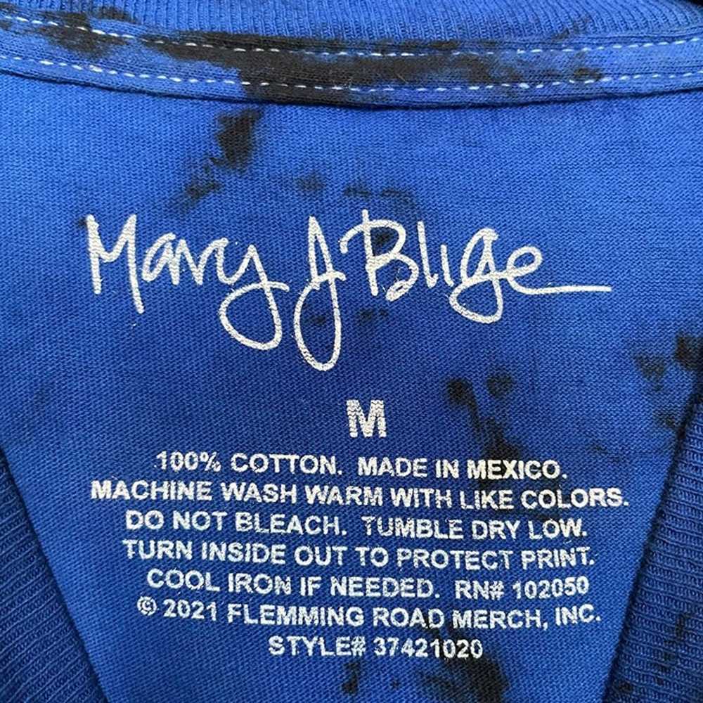 Vintage Mary J. Blige tie-dye T-shirt size medium - image 4