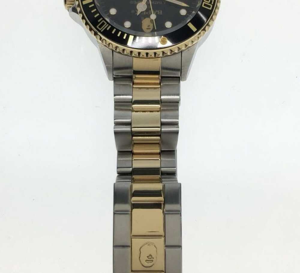 Bape A BATHING APE Bapex Quartz Analog Watch Silv… - image 3