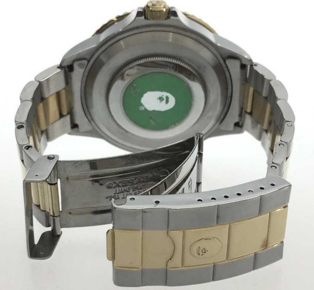 Bape A BATHING APE Bapex Quartz Analog Watch Silv… - image 4