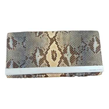 Michael Kors Python clutch bag