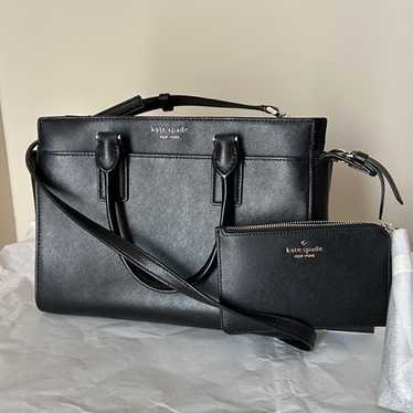 Kate Spade Saffiano purse and wristlet bundle - image 1