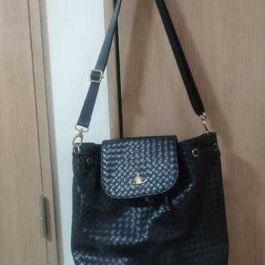 Vivienne Westwood 2WAY Leather Mesh Bag