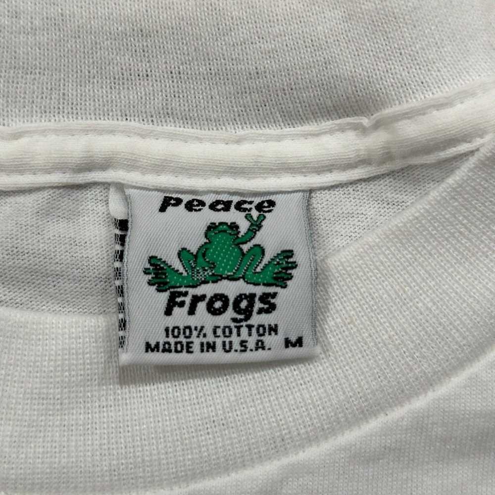 Vintage 1997 Peace Frogs Packers Shirt M - image 5