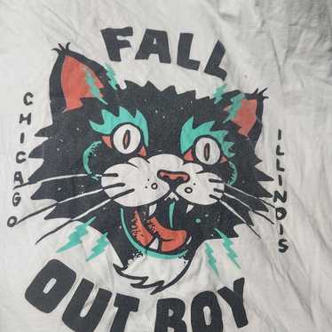 VINTAGE FALLOUT BOY BAND TEE CHICAGO - image 1